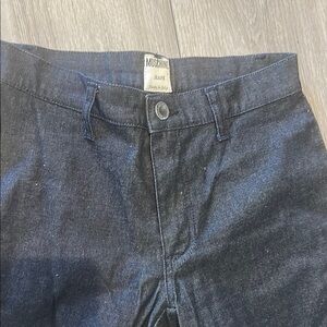 VINTAGE Y2K Moschino Midnight Blue Denim Pants Sz 4